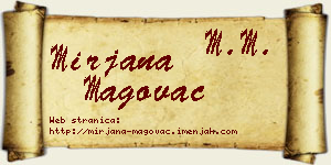 Mirjana Magovac vizit kartica